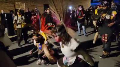 Indigenous Americans In Chicago Come Out In Numbers To Protest The Death Of Adam Toledo