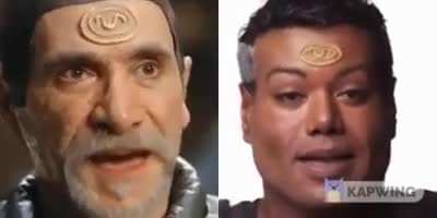 Bra'tac and Teal'c in a duet (deepfake)