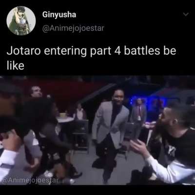 Jotaro the second most reliable guy in Morioh