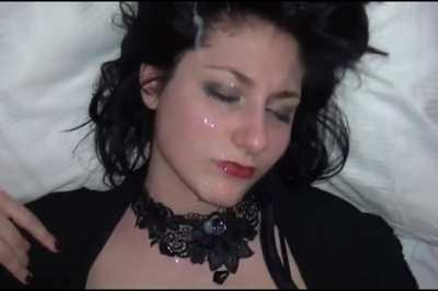 Sweet young german girl cumshot