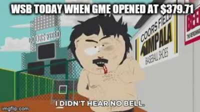 Dint hear nuthin