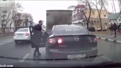 Road rage hard.