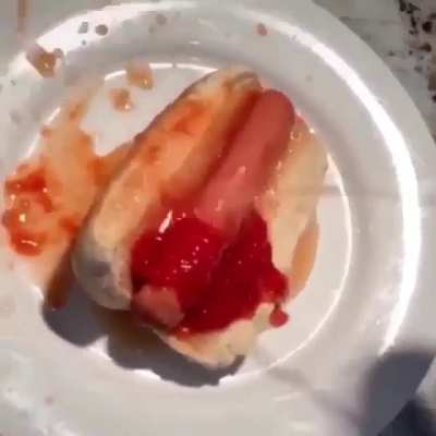 The worst thing to happen to a hotdog, (Sorry for repost, I accidentally deleted it when deleting another post)