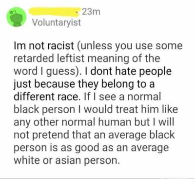 Average &ldquo;I&rsquo;m not racist&hellip;but,&rdquo;