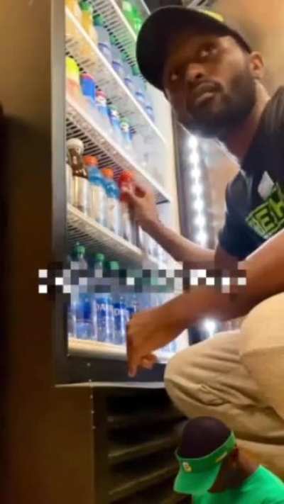 Food tampering: Subway worker drinks out of multiple bottles then puts them back in cooler for sale