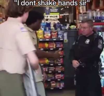 &ldquo;I don&rsquo;t shake hands.&rdquo; &ldquo;Ok, no wor&hellip; yo, wait a min!&rdquo;