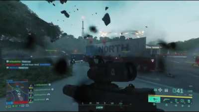 All the missiles for one heli made me crack up, shows how fed up we were that match