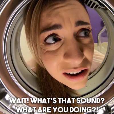 Mom Gets Stuck In The Washing Machine
