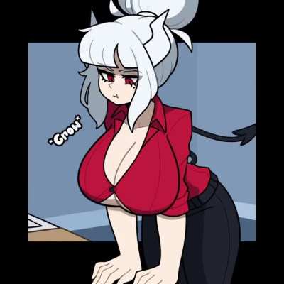 Lucifer Breast Expansion w/ Cartoon SFX 😈🥁