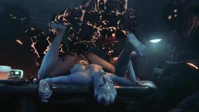 Having failed the final mission, Liara was now nothing more than a mindbroken cumdump for the Collectors, fulfilling her true purpose as an Asari. (ZMSFM)