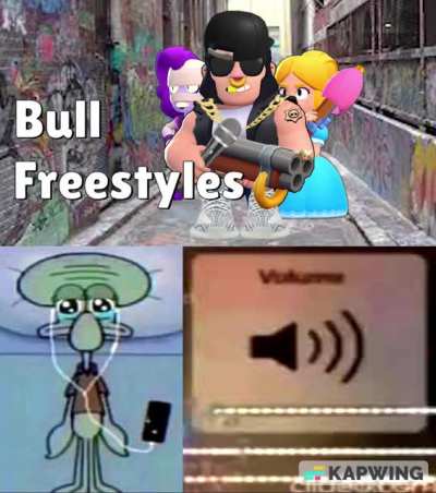 Gangsta Bull rapping a diss track is actually a legit vibe... and nobody's gonna talk about emz and piper bein there too, yall gotta know how much they love him now for his raps
