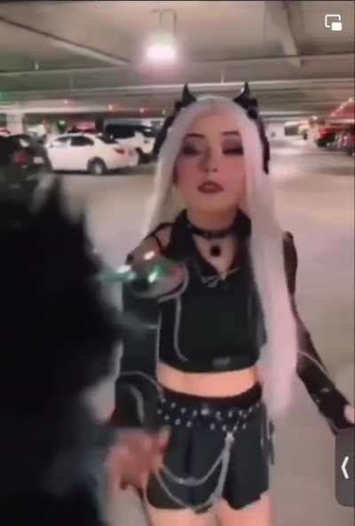 Did you hear the "POP" when she pulled it out?