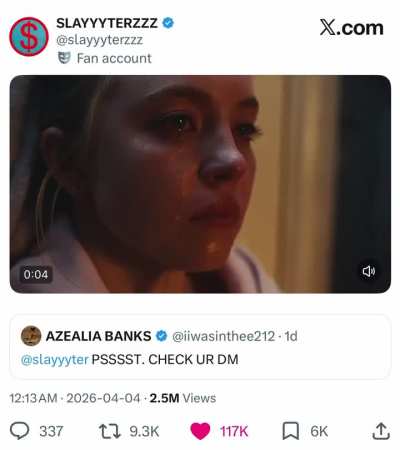 Slayyyter… please don’t open the door😭