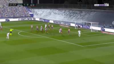 Jan Oblak own goal forced by Dani Carvajal