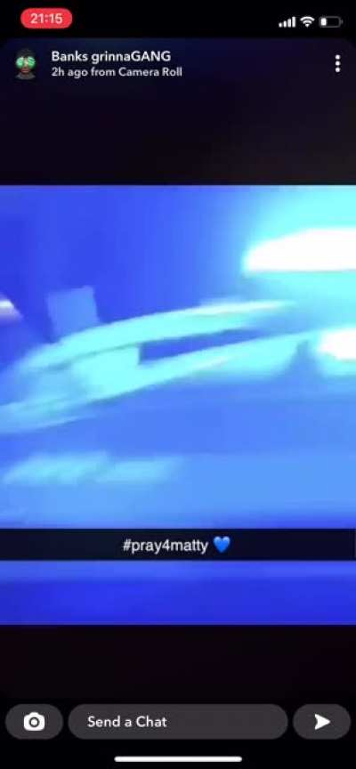 For anyone who didn’t believe that it was y.cb who got shot the other day - banks (ACG) posted the aftermath (Matty is y.cb’s gov)