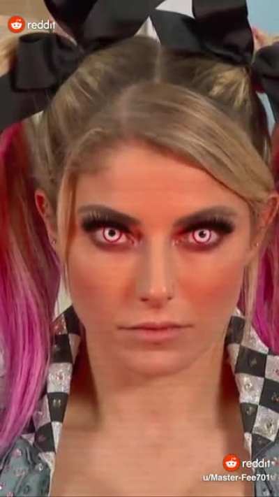 Alexa bliss was late but she brought her tits