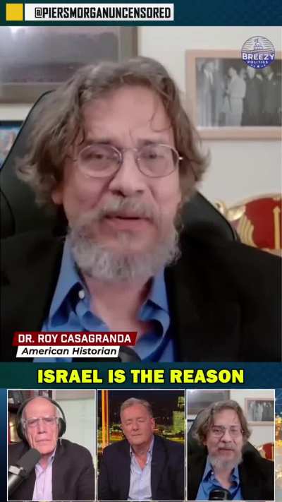 &ldquo;No body is a bigger pariah than Israel&rdquo; - Dr. Roy Casagranda