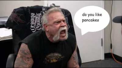 He likes waffles