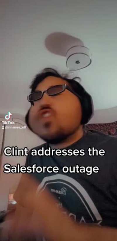 Every IT guy during the Salesforce outage