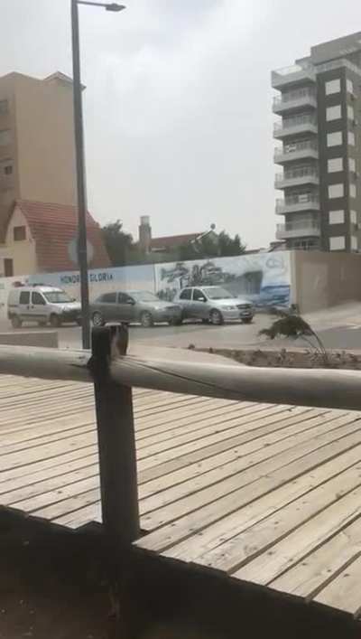 Vientos en monte hermoso