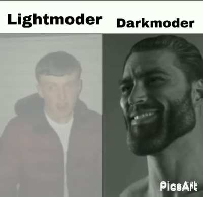 Dark mode is better :)