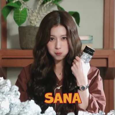 Cute Sana munching