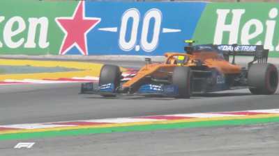 Spanish Grand Prix FP3: Lando Norris slides through Turn 13