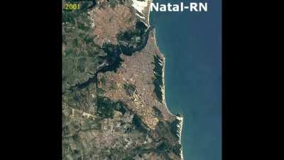 Crescimento urbano das Capitais do Brasil no Google Earth Timelapse