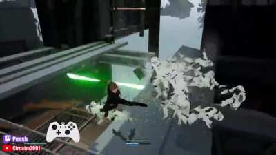 Luke: "You think I'm gonna walk out with a laser sword and face down the whole First Order?" Cal Kestis: