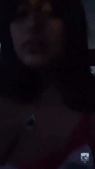 Raja Kumari's cleavage show in night🤤