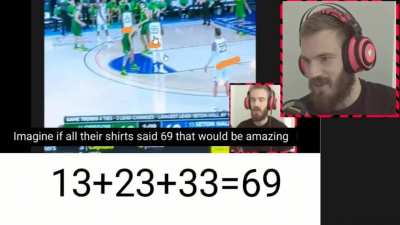 Haha it's the funny number