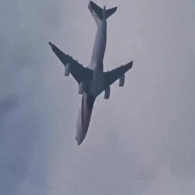 Rotating the camera while the plane flies relatively straight