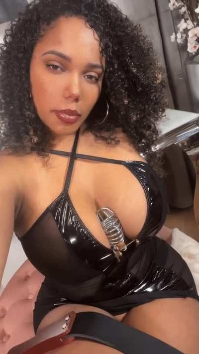 Men like you don&rsquo;t deserve to cum. You are staying in chastity forever