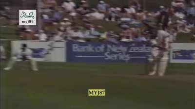 Navjot Sidhu&rsquo;s off stump sent cartwheeling by Danny Morrison