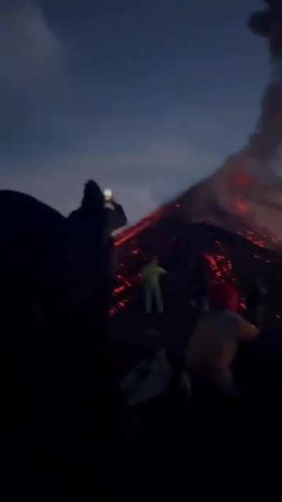 I guess you can just hang out next to erupting volcanoes
