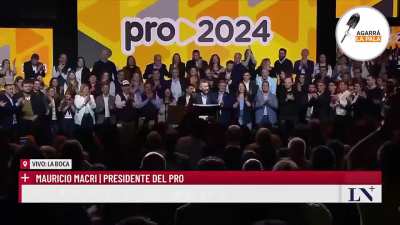 Macri relanzando el Pro