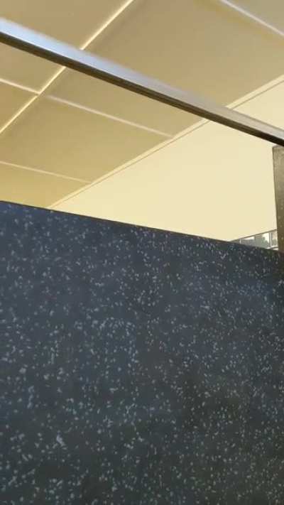 I noticed a group of girls smoking in the other bathroom. I took care of it