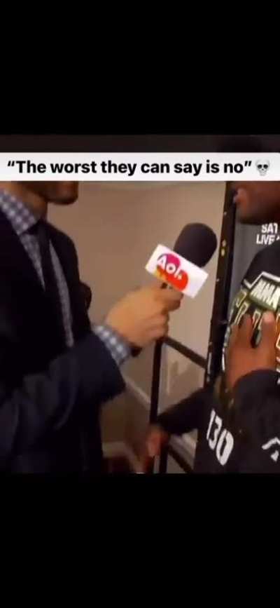 &ldquo;The worst they can say is no&rdquo; 💀