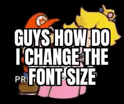 It's to big