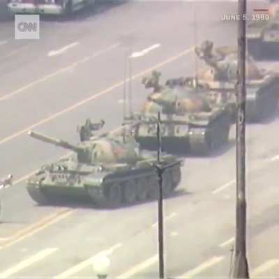 34 years ago, on June 4, 1989. The &ldquo;tank man&rdquo; at Tiananmen Square, China