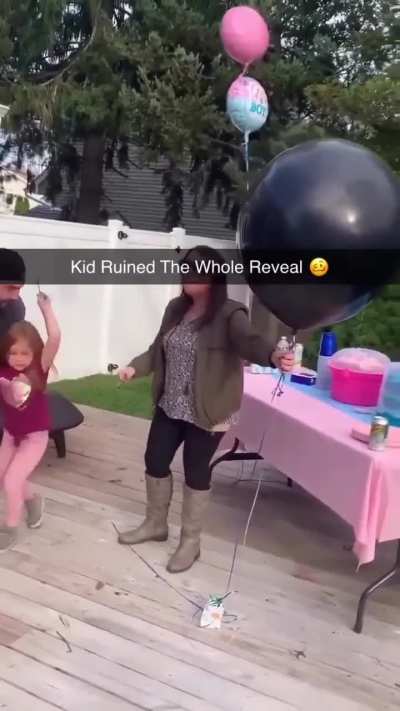 to showcase your parenting skills and celebrate a "gender reveal".
