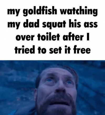 I forgot to flush