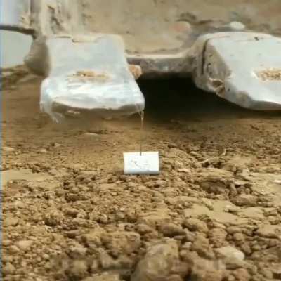 When excavator guy shows off theyr skills.