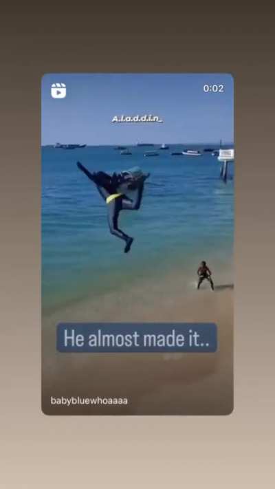 NGA THOUGH HE WAS GOIN TO MAKE IT&eth;&eth;
