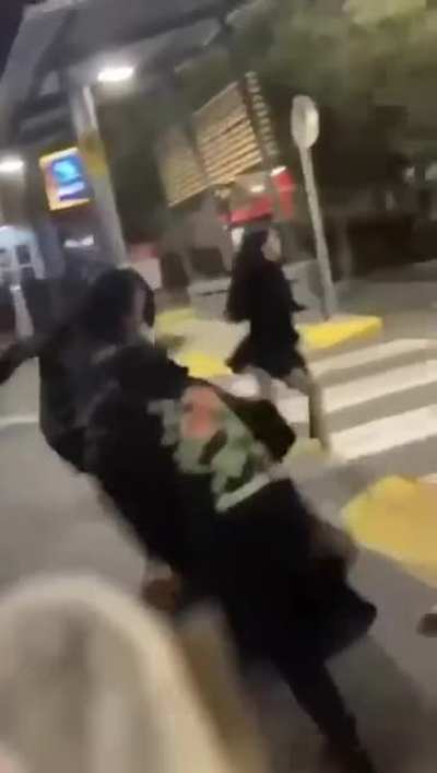 Asian students dragged, punched, kicked in the butt and robbed by a group of teens in Australia.