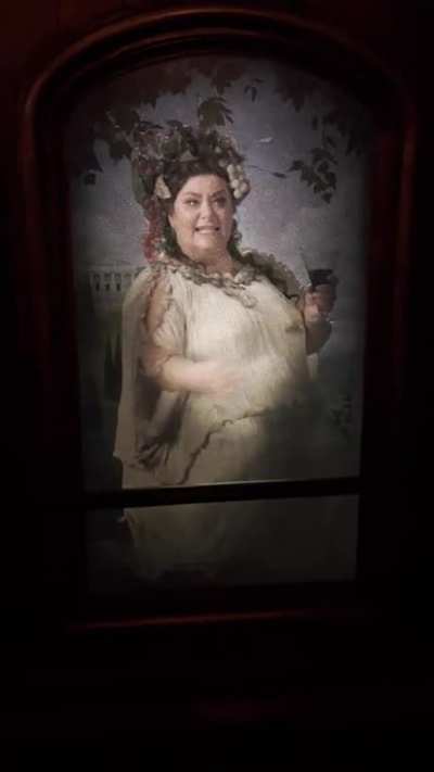 The fat lady in Harry Potter telling me to move along 