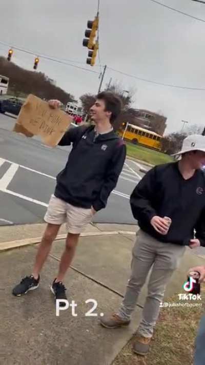 You honk we drink