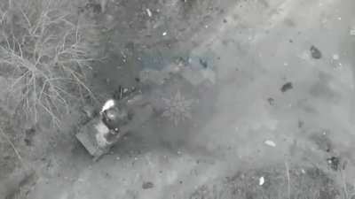 UAV video from Ukraine&rsquo;s 10th Mountain Assault Brigade showing destroyed or damaged Russian tanks and BMPs.