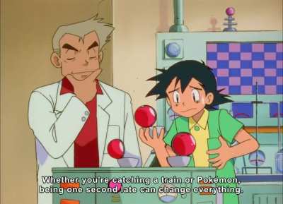 25 years ago Satoshi/Ash overslept on the first day of his Pok&eacute;mon journey.