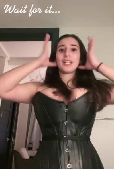 Stuffing J cups into corset